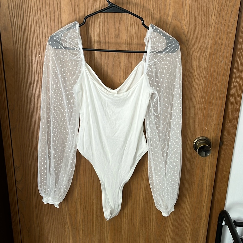 Size Small White Bodysuit